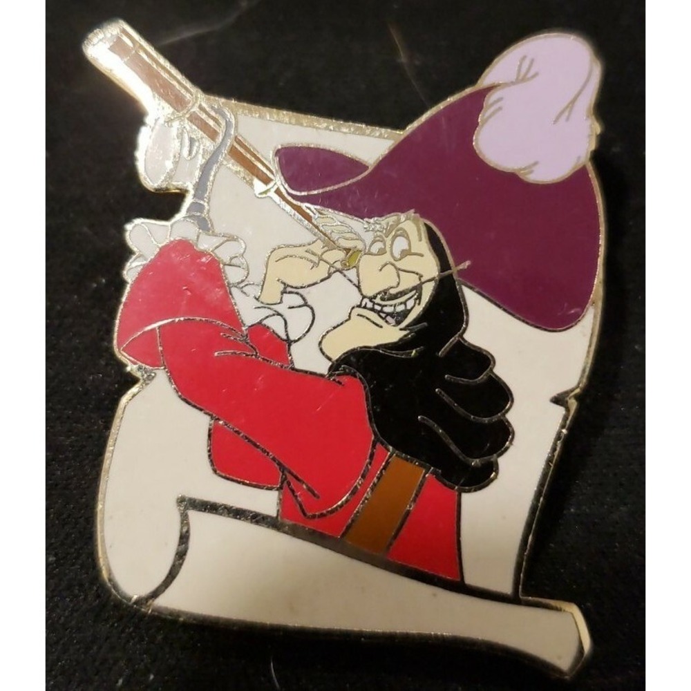 Disney Captain Hook Peter‎ Pan Pirate Map Spyglass DLR Villain Series Pin 18496